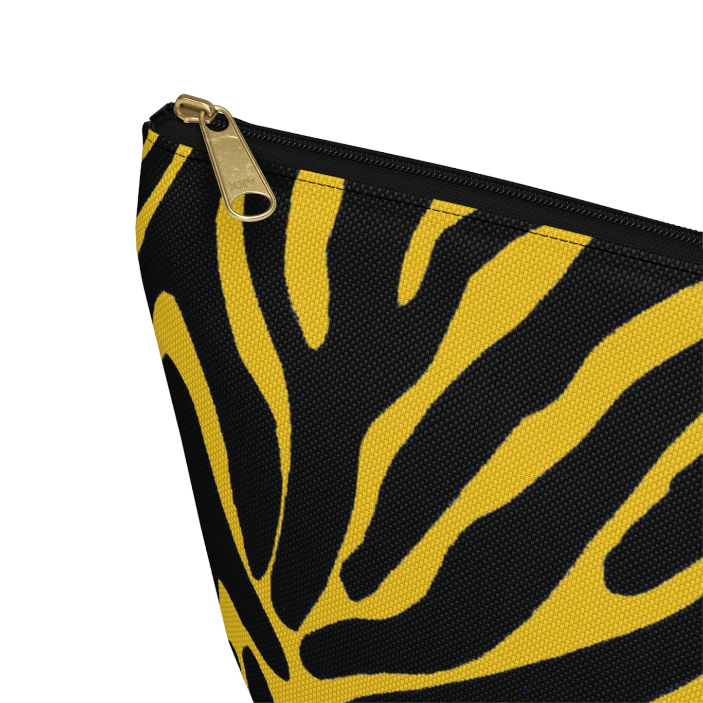 Zebra Inspired T-Bottom Pouch