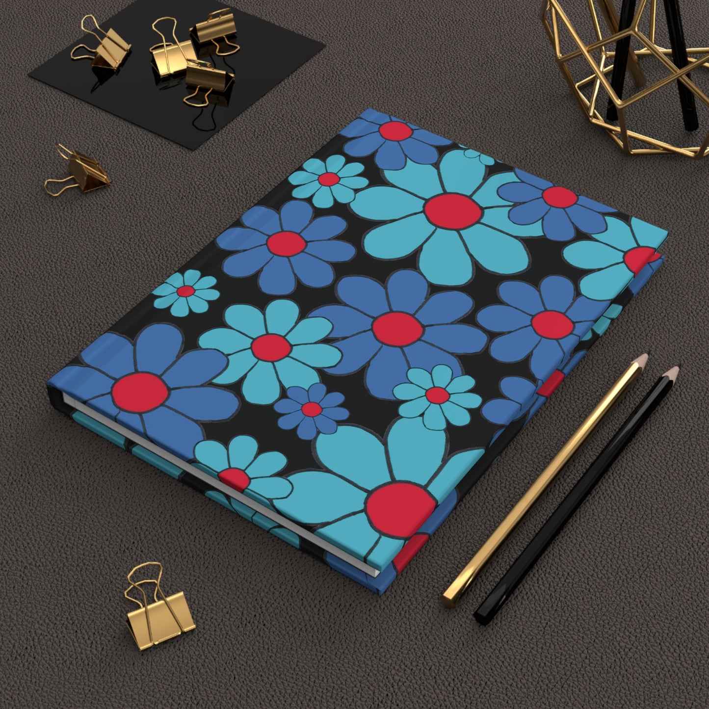 Journal: Bloom Flowers & Red