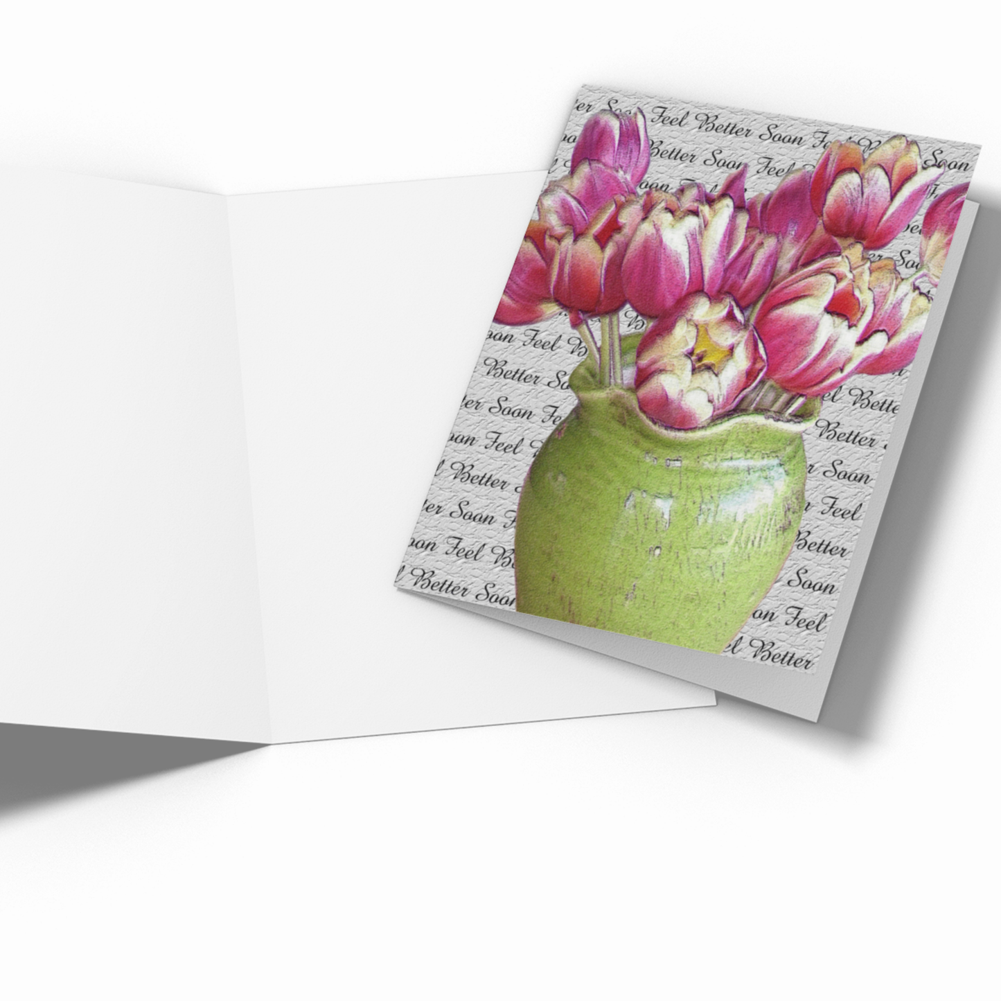 Card Title: Feel Better Tulips