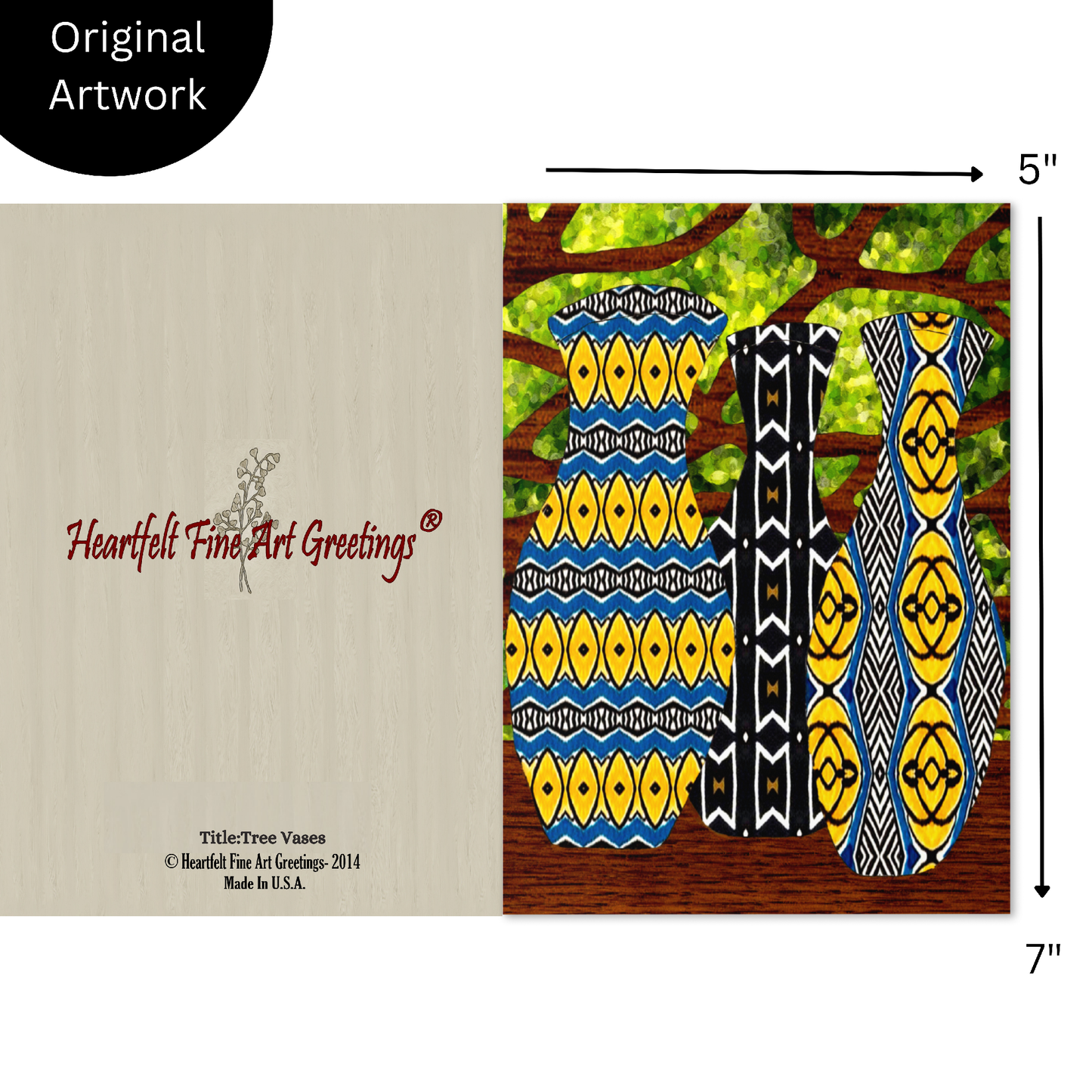 Card Title: Tree Vases