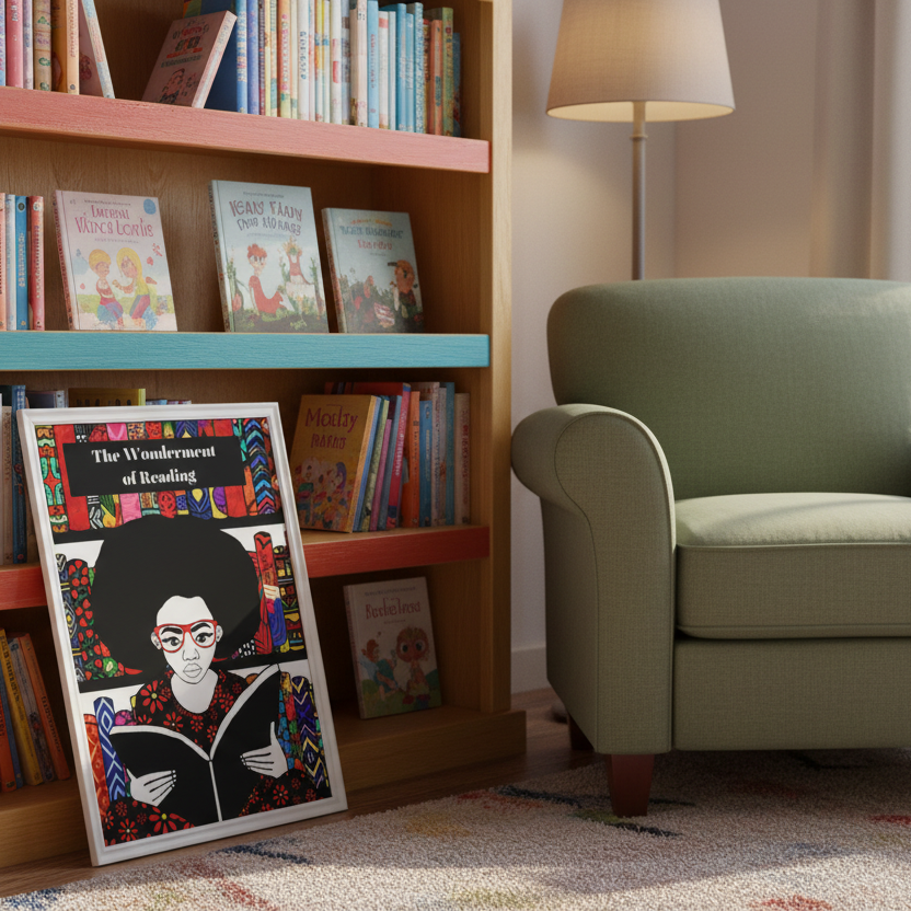 Wall Art: Wonderment of Reading