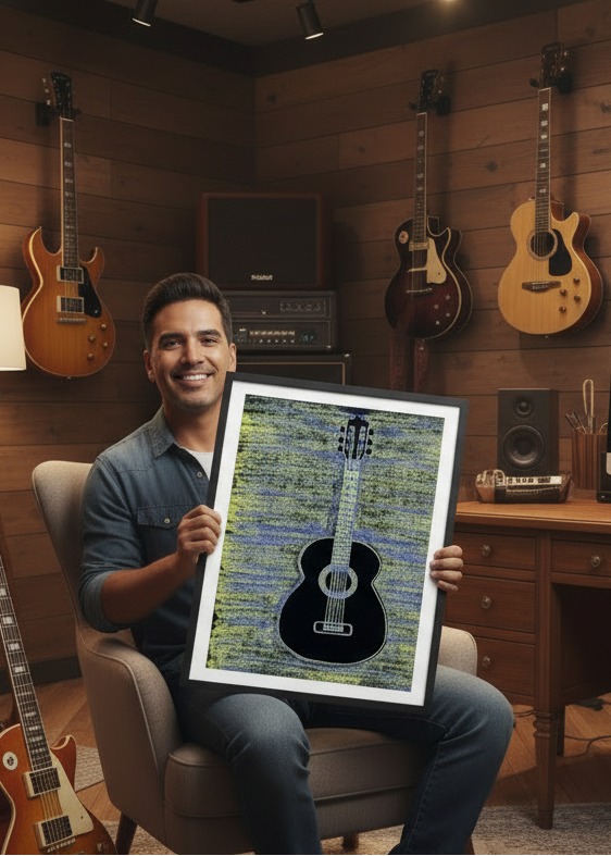 Wall Art: Your Guitar Song