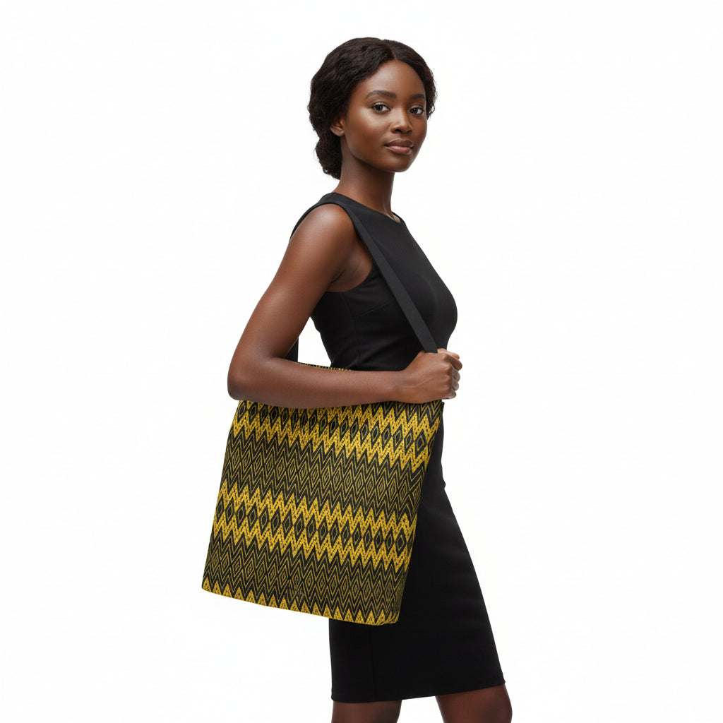 Tote Bag: Zebra & Giraffe Blend