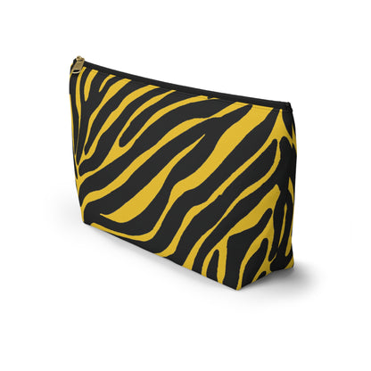 Zebra Inspired T-Bottom Pouch