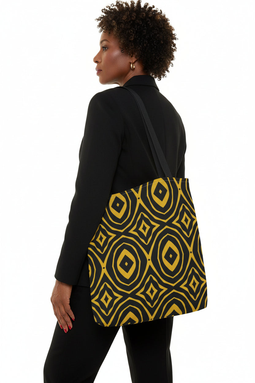 Tote Bag: Regal Giraffe Motif