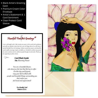 Card Title: Blooming Flower