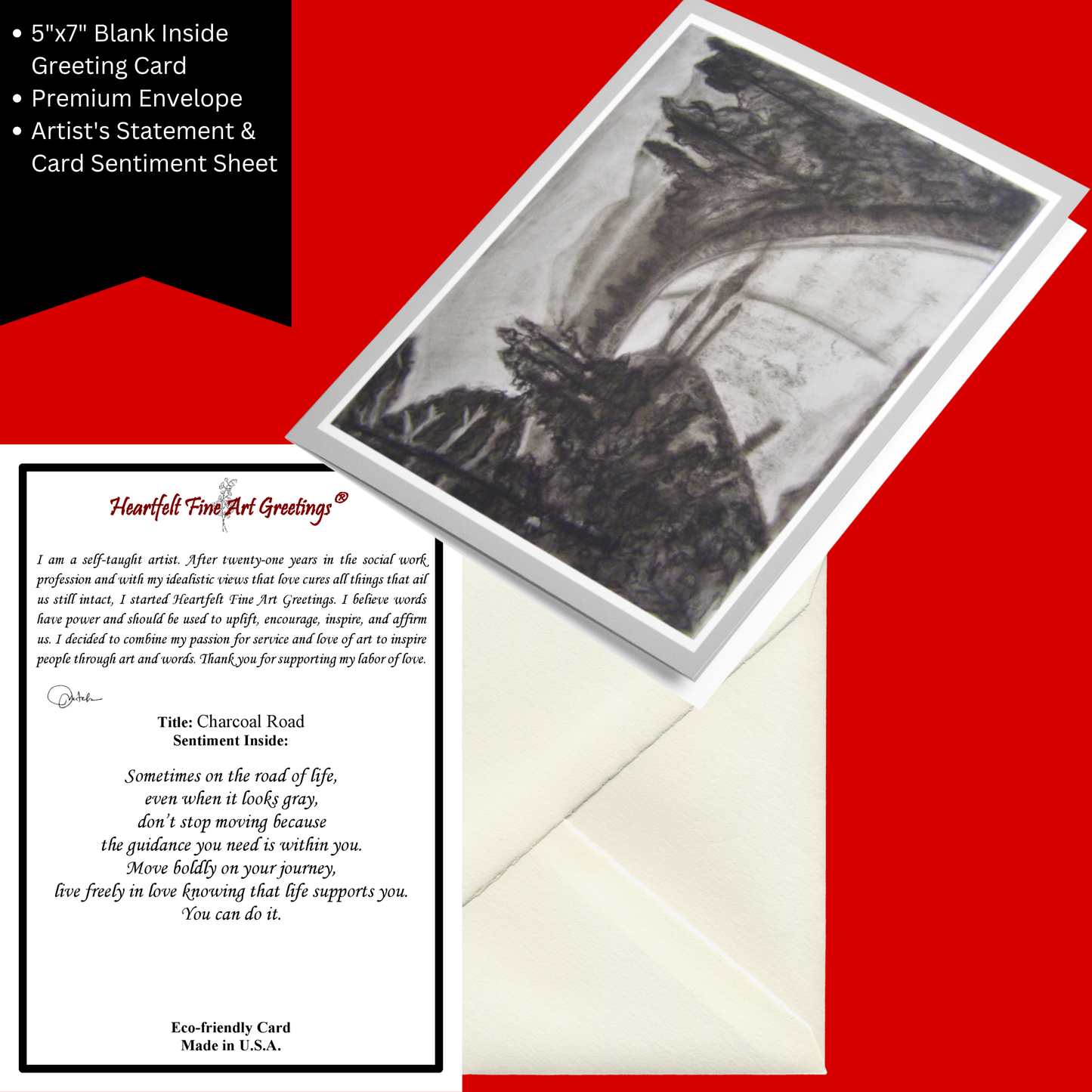 Card Title: Charcoal Road