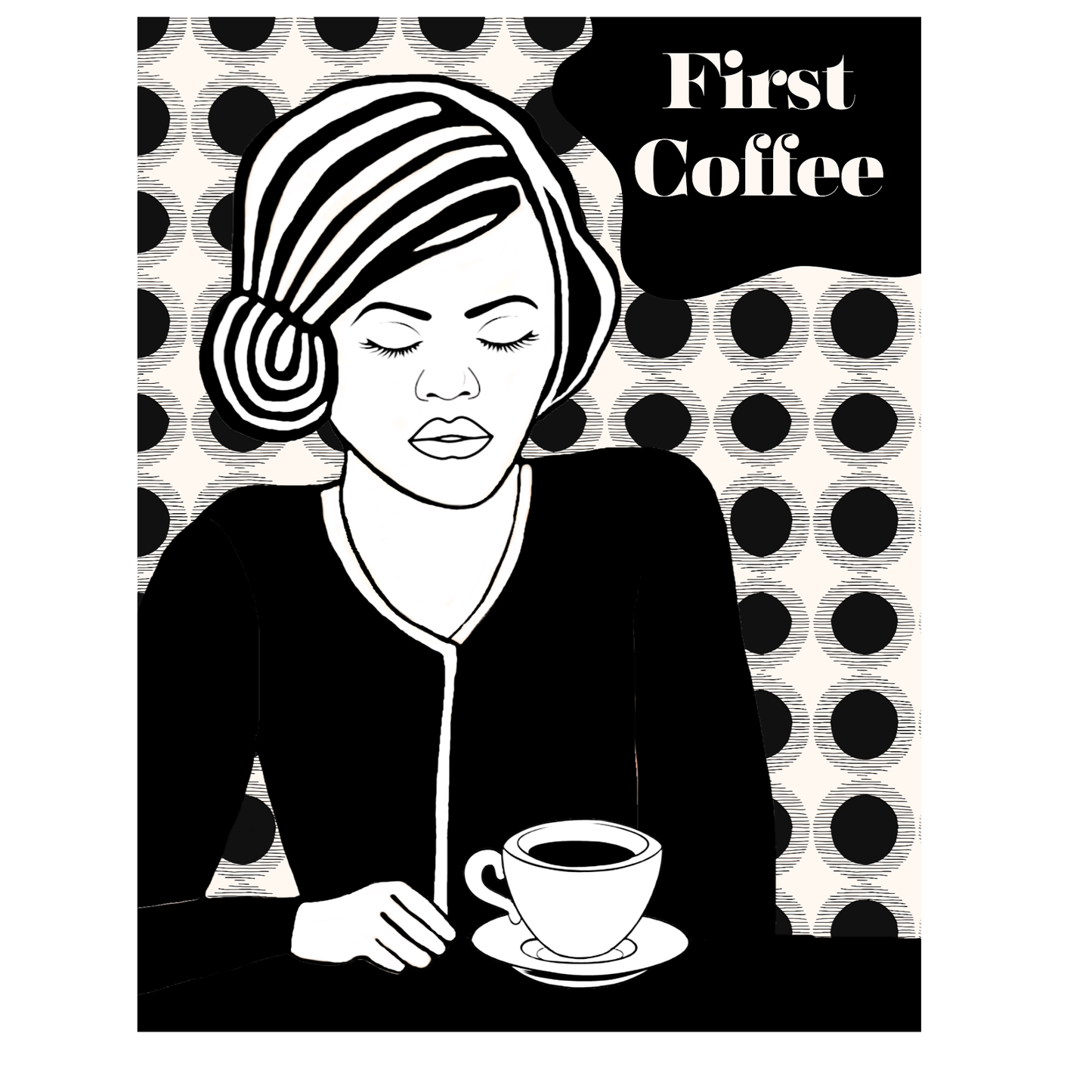 Wall Art: First Coffee