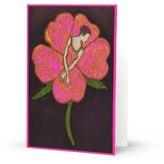 Card Title: Flower Lady Blush