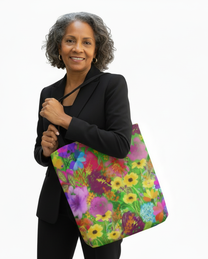 Tote Bag: In My Garden Design