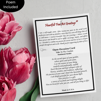 Card Title: In My Garden