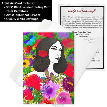 Card Title: In My Garden