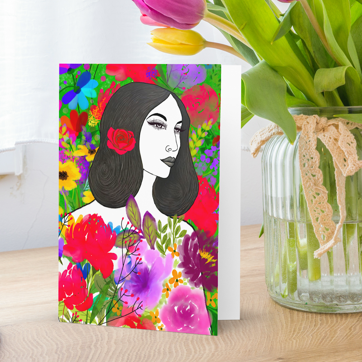 Card Title: In My Garden