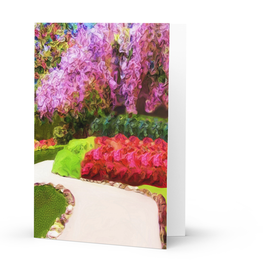 Card Title: Peaceful Garden