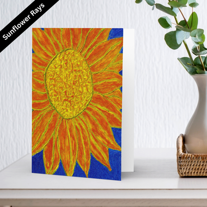Card Title: Sunflower Rays