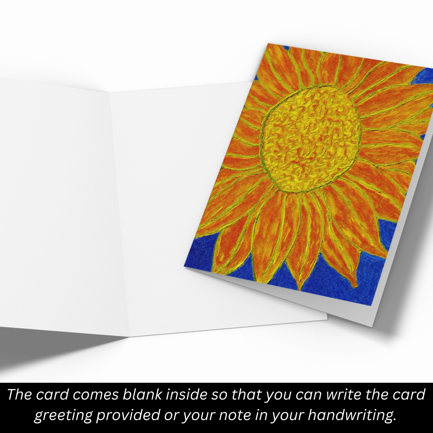 Card Title: Sunflower Rays
