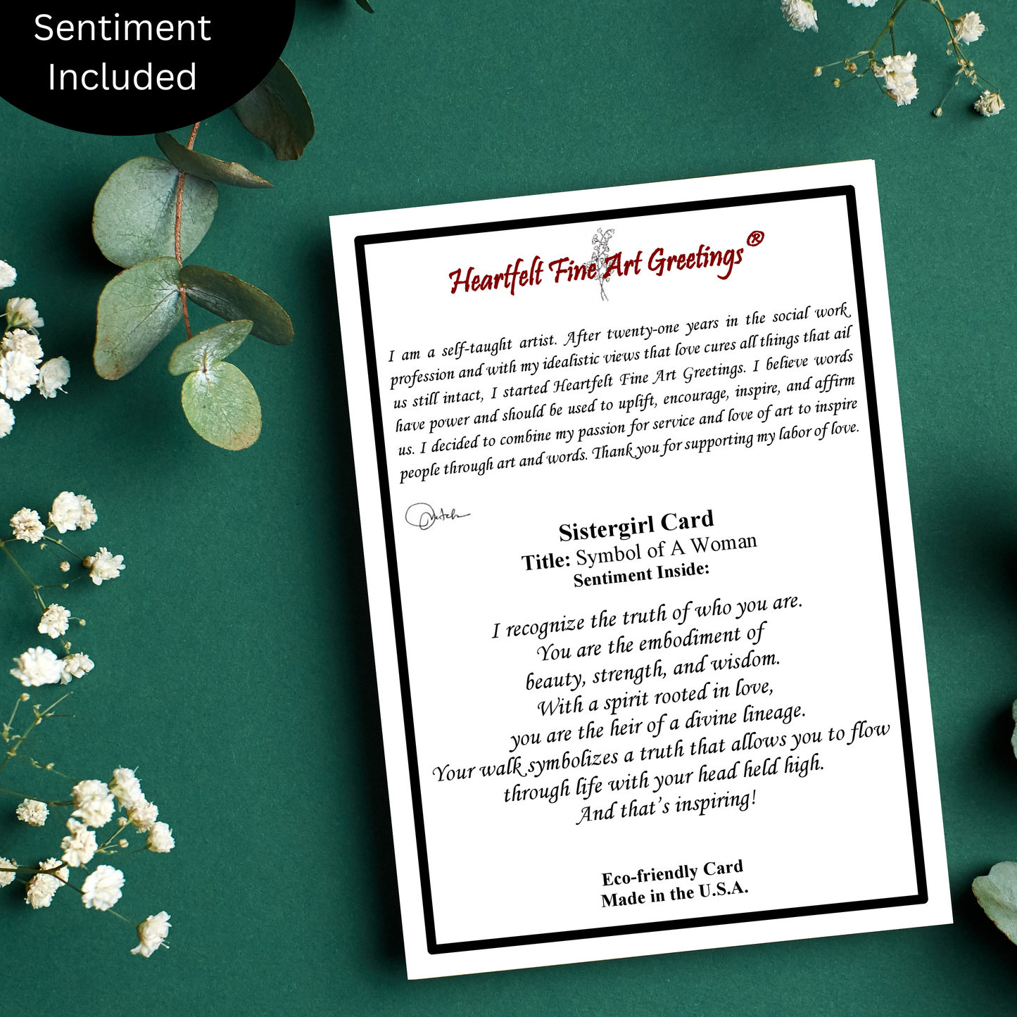 Card Title: Symbol of A Woman