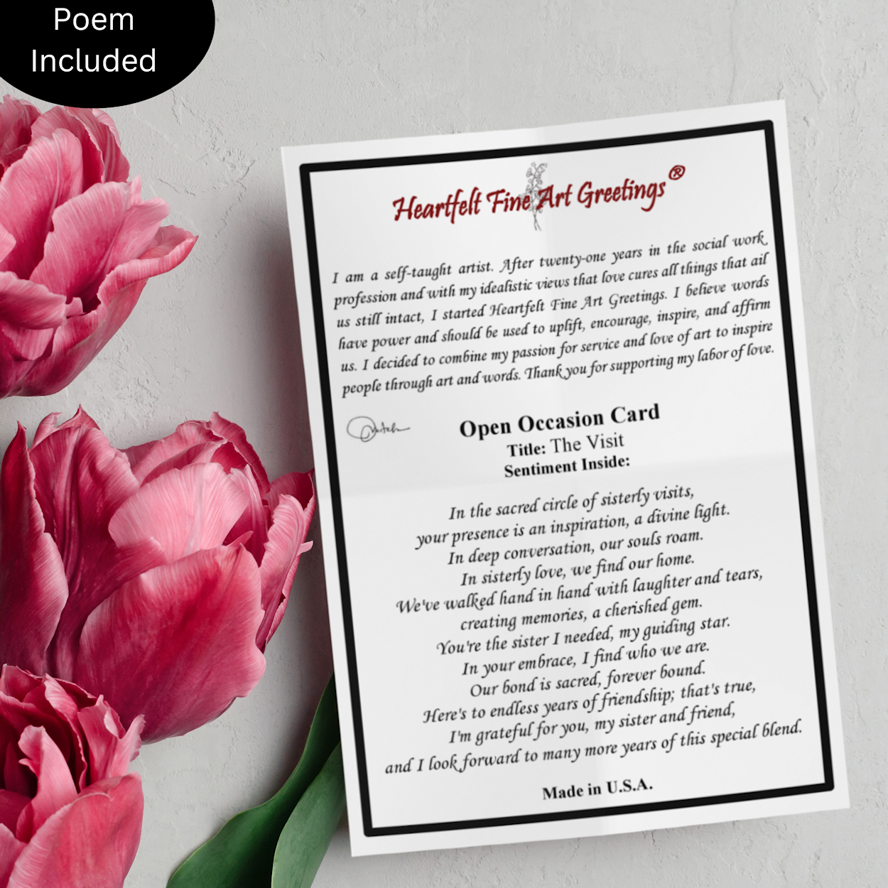 Card Title: The Visit