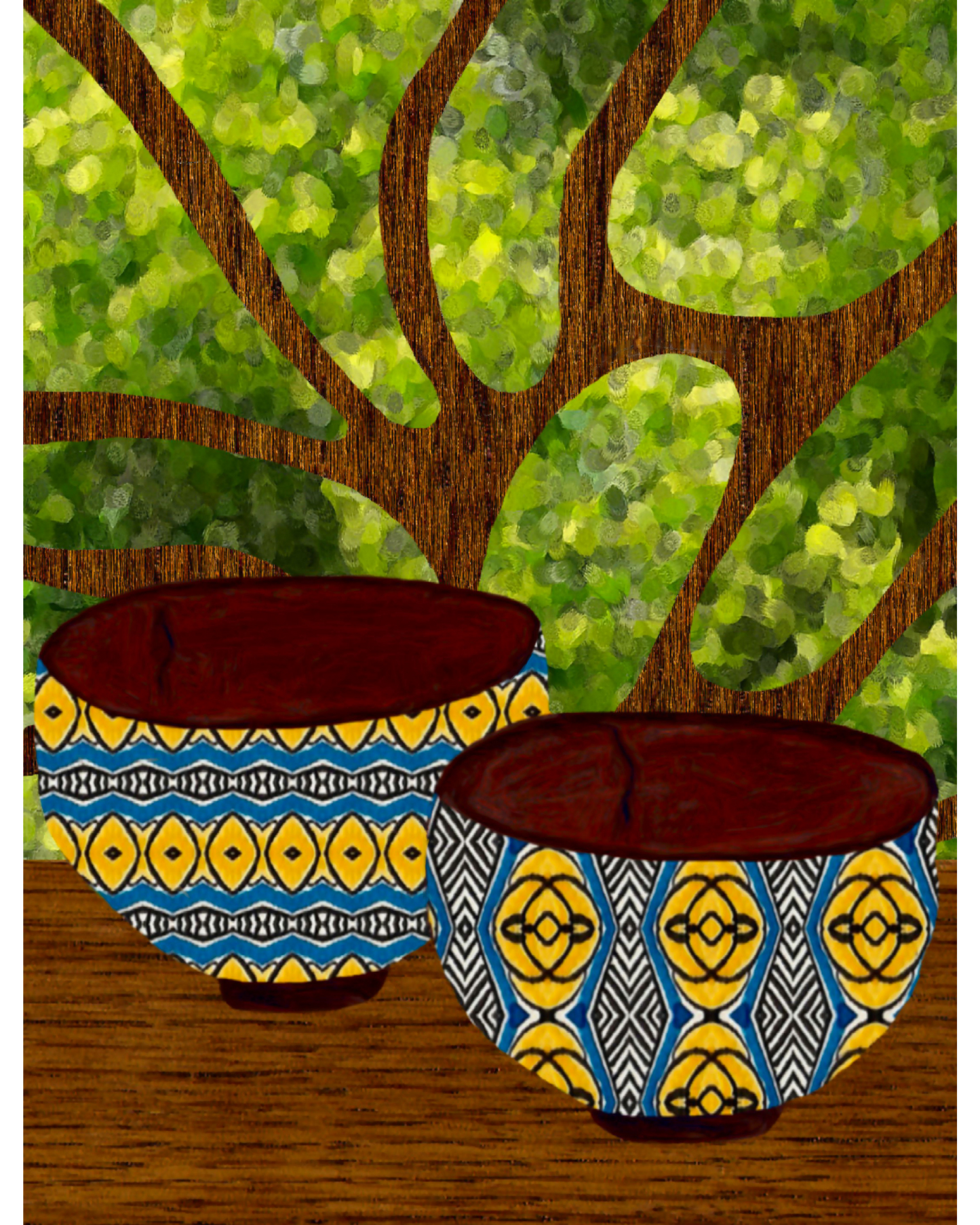 Wall Art: Tree Bowls