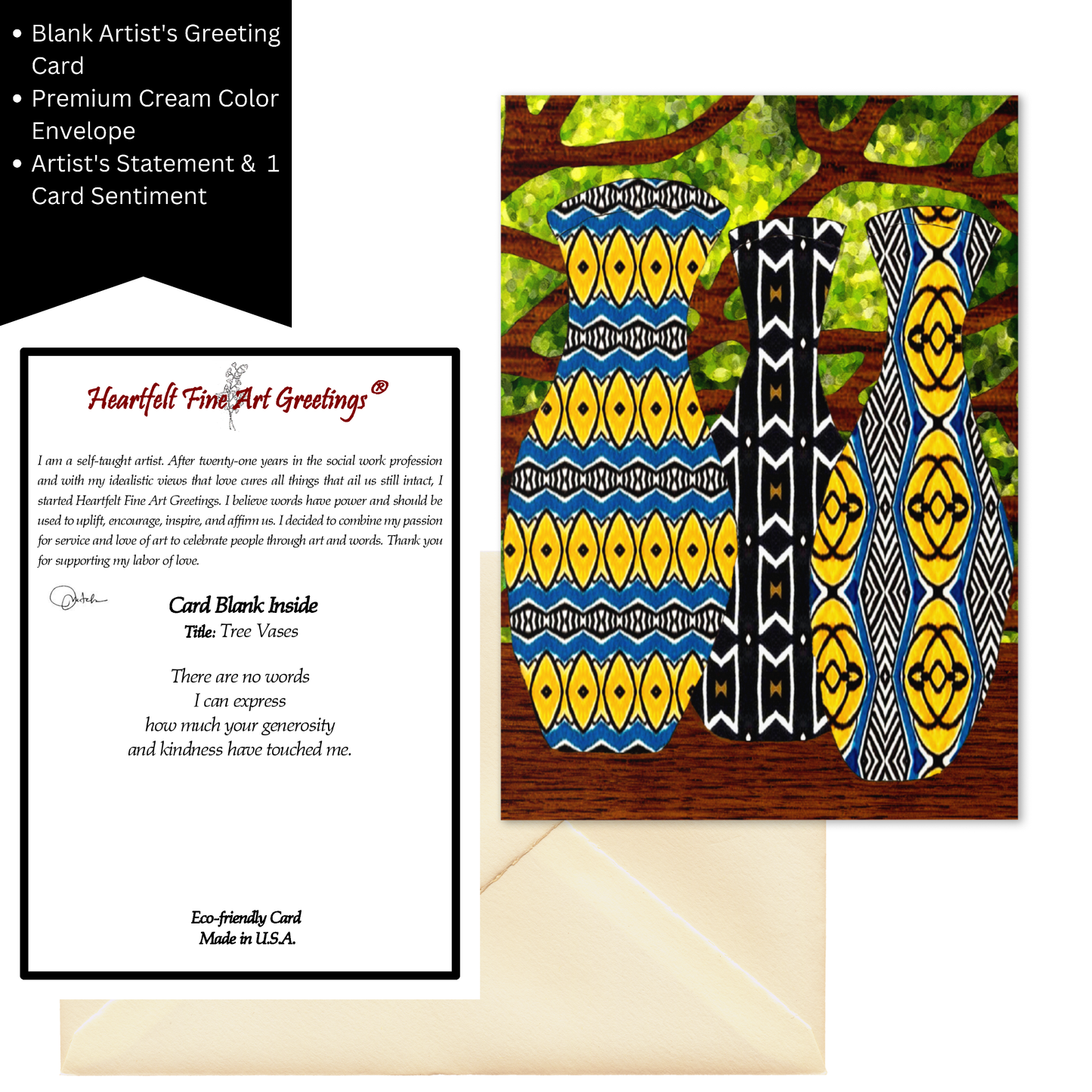 Card Title: Tree Vases