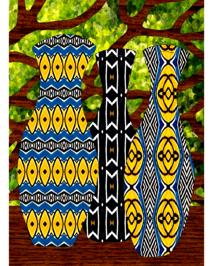 Wall Art: Tree Vases