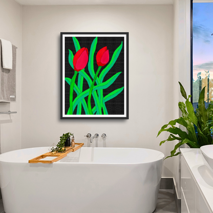 Wall Art: Tulips Surprise