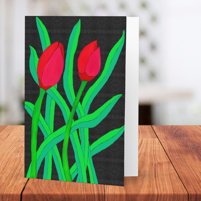 Card Title: Tulips Surprise