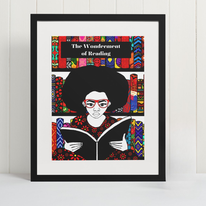 Wall Art: Wonderment of Reading